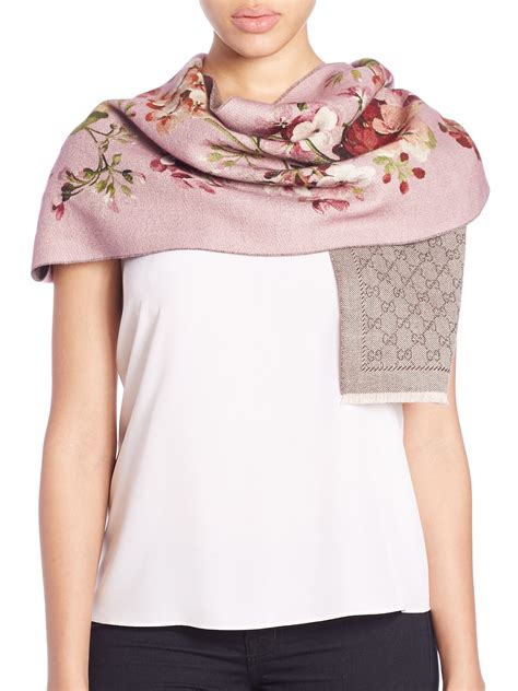 pink & black floral scarf gucci|pinks in hollywood.